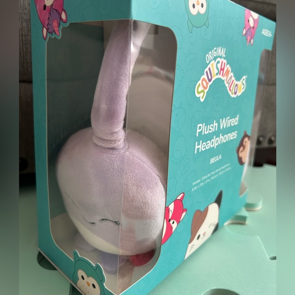 Squishmallows | Headphones | Squishmallows Plush Wired Headphones Beula ...